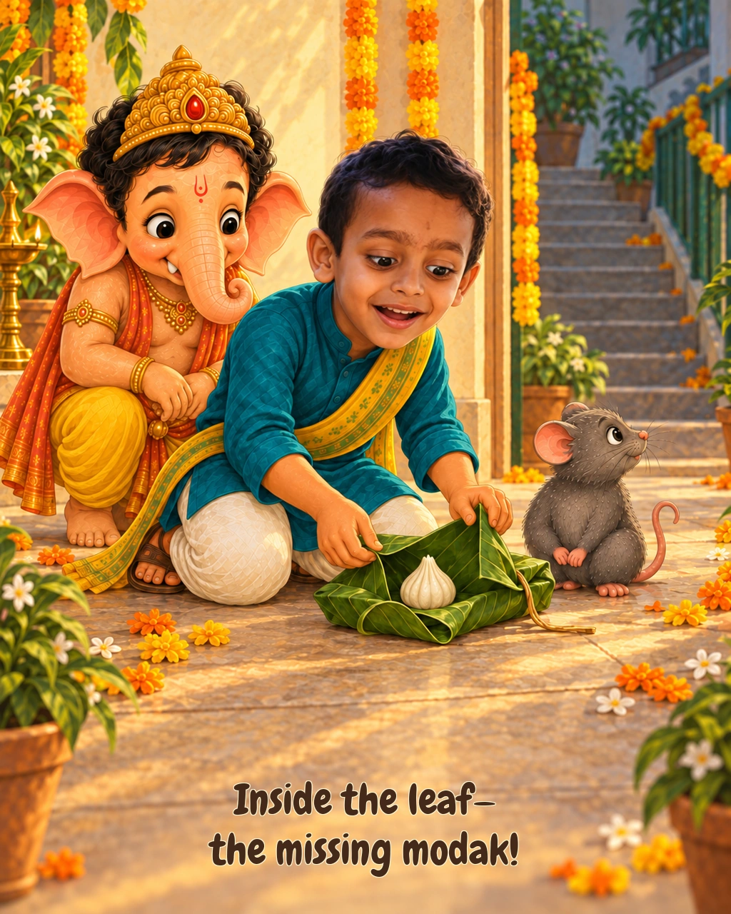 The Missing Modak Mystery: Behind the marigolds