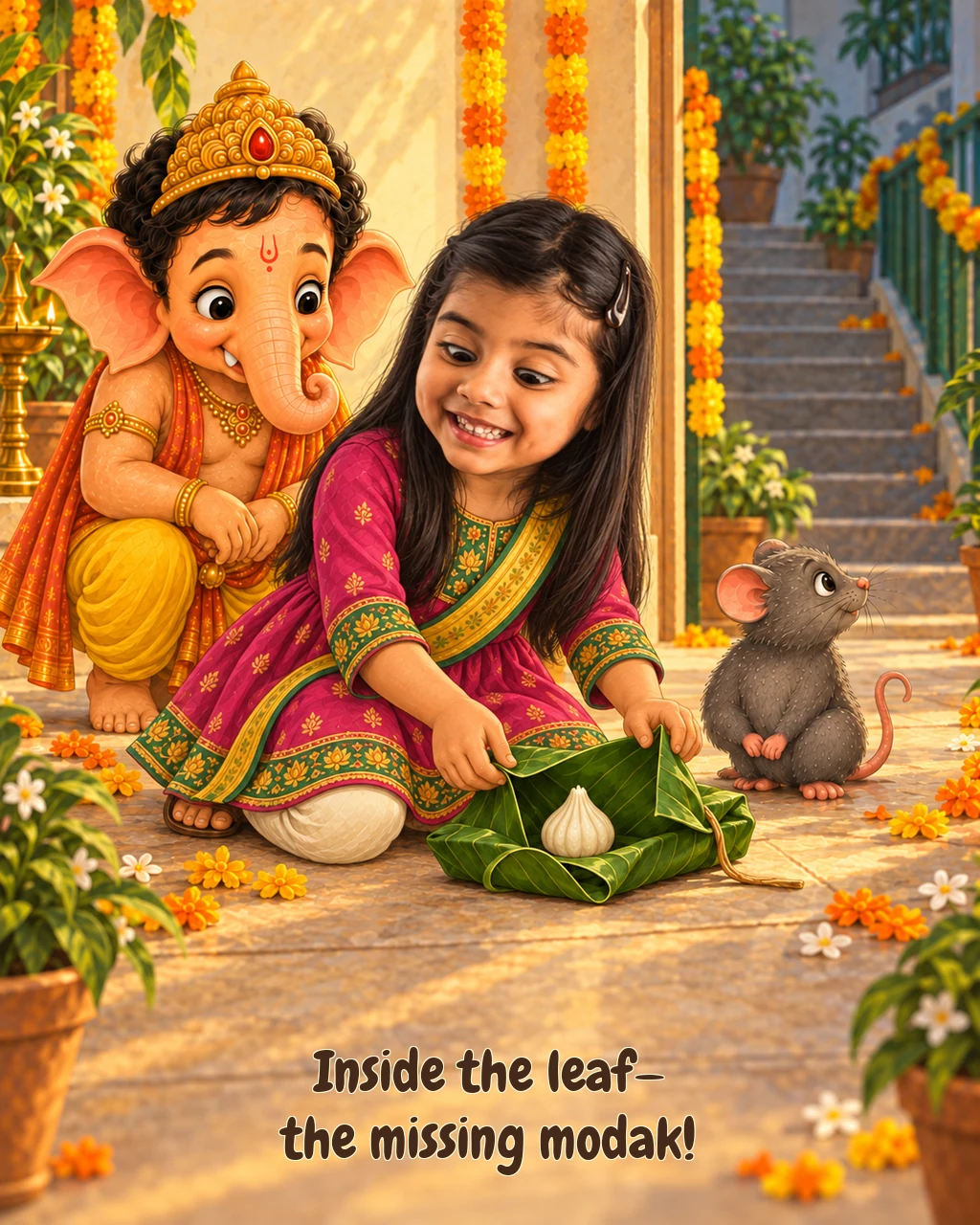 The Missing Modak Mystery: Behind the marigolds