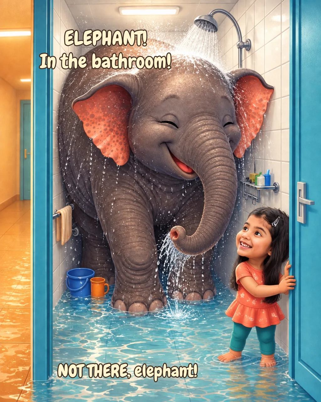 Not There!: An elephant in the bathroom
